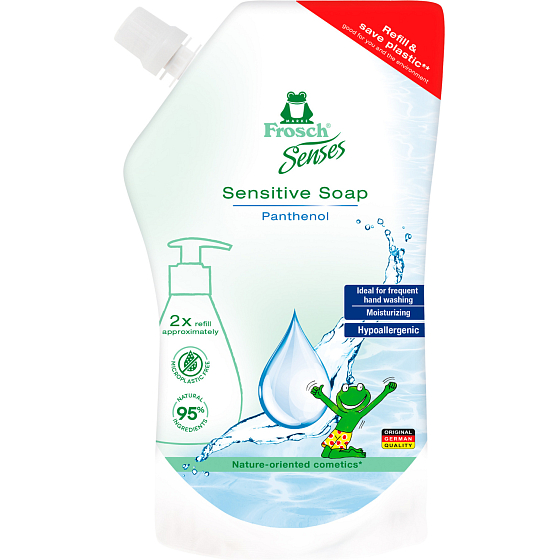 Frosch Sensitive liquid soap for children refill, 500 ml