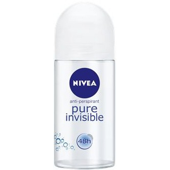 Nivea Pure Invisible ball antiperspirant deodorant roll-on for women 50 ml