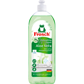 Frosch Aloe Vera Dishwashing Liquid, Cleaner, Eco-friendly, 750 ml