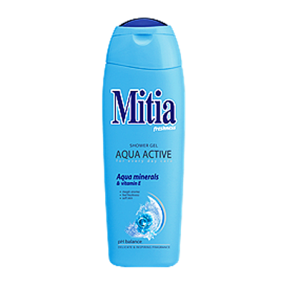 Mitia Freshness Aqua Active soothing shower gel 400 ml