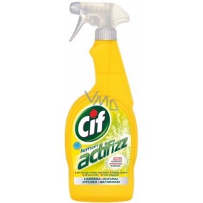 Cif Actifizz Lemon kitchen + bathroom spray 750 ml