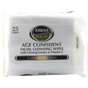 Athena Beauté Mature Skin Make-up removing wipes 25 pieces