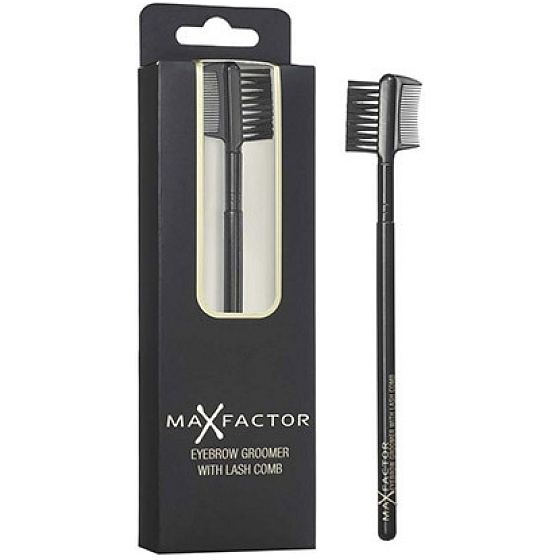 Max Factor Eyebrow Groomer Brush, Eyebrow Brush with Eyelash Comb 1 Piece