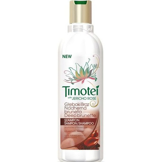 Timotei Gorgeous brunette shampoo for brown hair shades 400 ml
