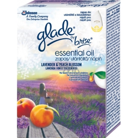 Glade Essential Oil Lavender and peach blossom electric air freshener refill 20 ml