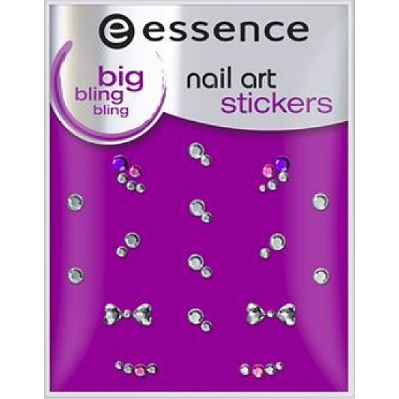 Essence Nail Art Sticker nail stickers 10 Big Bling Bling 1 sheet