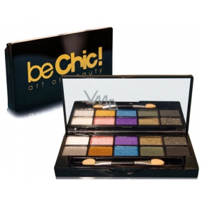 Be Chic! Color Smokey Eyes palette of 10 eye shadows