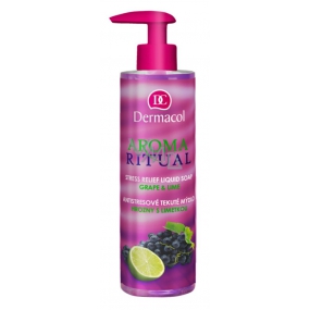 Dermacol Aroma Ritual Grapes with lime Antistress hand soap 250 ml