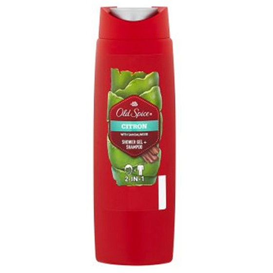 Old Spice Lemon with Sandalwood 2 in 1 shampoo and shower gel for men 250 ml