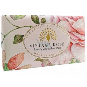 English Soap Blooming Rose natural perfumed soap with shea butter 190 g