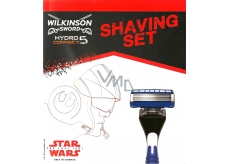 Wilkinson Hydro Connect 5 Star Wars holící strojek 5 břitý pro muže + náhradní hlavice 2 kusy, kosmetická sada
