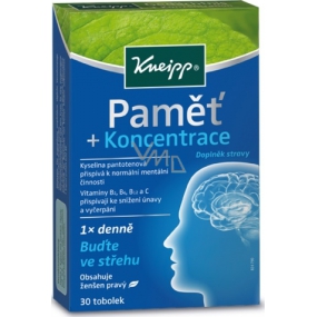 Kneipp Memory + concentration food supplement 30 capsules