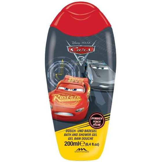 Disney Cars McQueen III baby shower gel with peach fragrance 200 ml