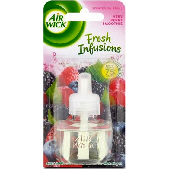 Air Wick Fresh Infusions Very Berry Smoothie - Scent smoothie forest fruit electric freshener refill 19 ml