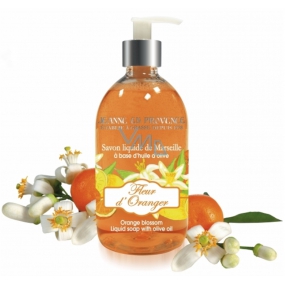 Jeanne en Provence Fleur d Oranger - Orange blossoms liquid hand soap dispenser 500 ml