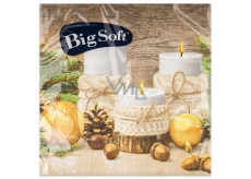 PAP.UBR.Big.Switching.2vr.20pcs.33 white candles, flasks, acorns 2601