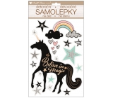 3D Wall Sticker Unicorn 36 x 21 cm