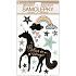 3D Wall Sticker Unicorn 36 x 21 cm