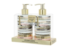 Vivian Gray Temptation - Temptation luxury liquid soap 250 ml + hand milk 250 ml, cosmetic set