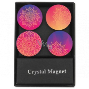 Albi Crystal Magnets Circles Mandala 4 Pieces