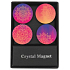 Albi Crystal Magnets Circles Mandala 4 Pieces