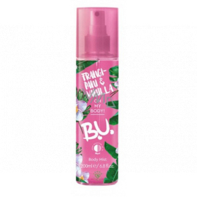 BU Frangipani & Vanilla Body Mist perfumed body spray for women 200 ml