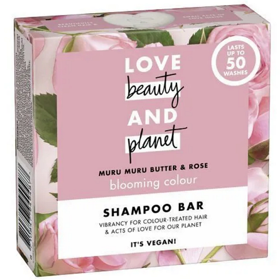 Love Beauty & Planet Murumur Butter and Rose solid shampoo for colored hair 90 g