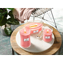 WoodWick Melon & Pink Quartz - Melon and Pink Quartz scented candle with wooden wick and lid glass large 609 g