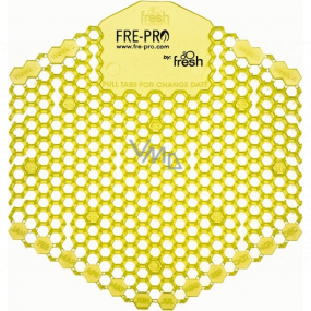 Fre Pro Wave 3D Citrus scented urinal strainer yellow 1 piece