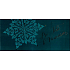 Albi Christmas greeting card Luxury snowflake 9 x 19 cm