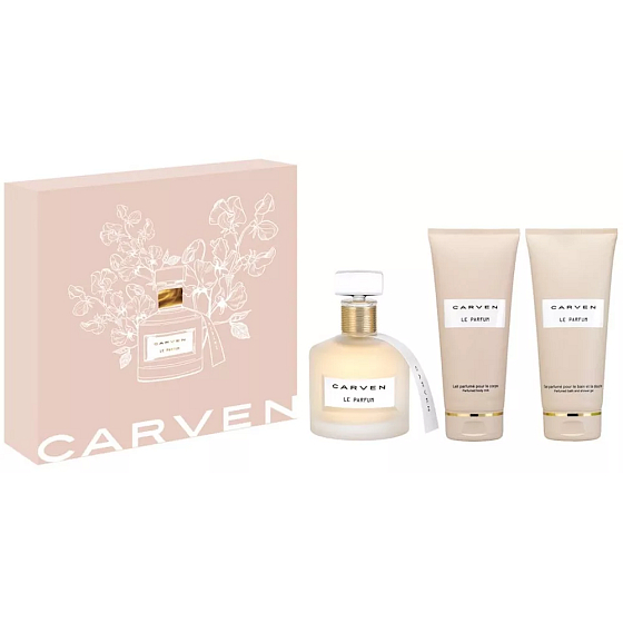 Carven Le Parfum eau de parfum 100 ml + body lotion 100 ml + shower gel 100 ml, gift set for women