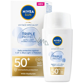 Nivea Sun Triple Protect OF50+ moisturizing sunscreen 40 ml
