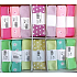 Ditipo Fabric ribbon Flora pastel deep pink 3 m x 25 mm