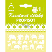 Arch Creative children's propisot small white elephant 10 x 12,5 cm