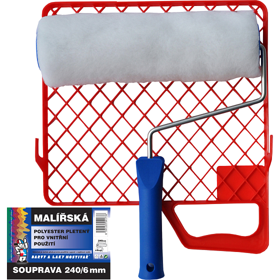 BARVY A LAKY HOSTIVAŘ Vestan complete painting roller with handle and grid, 240 mm