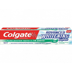 Colgate Advanced Whitening Go Pure toothpaste with a whitening effect of 75 ml