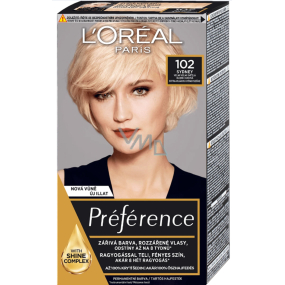 Loreal Paris Préférence Féria Hair Color 102 Very Very Light Blonde Iridescent