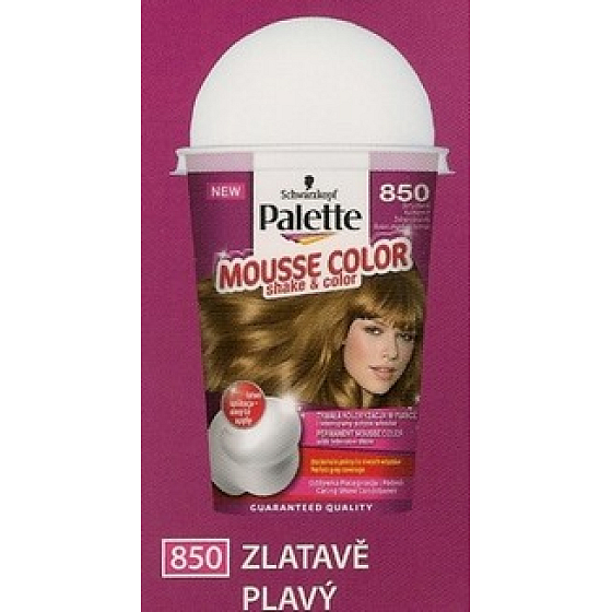 Schwarzkopf Palette Mousse Color Shake and color hair color 850 Golden Fawn