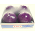 Lima Candle smooth medium purple ball diameter 60 mm 4 pieces