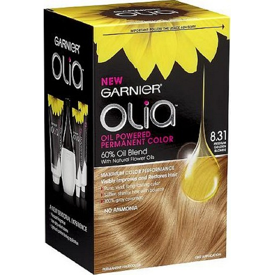 Garnier Olia hair color without ammonia 8.31 Golden ash blonde