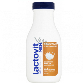 Lactovit Men Sensitive ultra moisturizing shower gel for men 300 ml