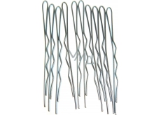 Duko Hair Clips Silver 7 cm 10 pieces 527N