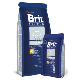 Brit Premium Light for adult dogs with problems with overweight 15 kg Complete premium food