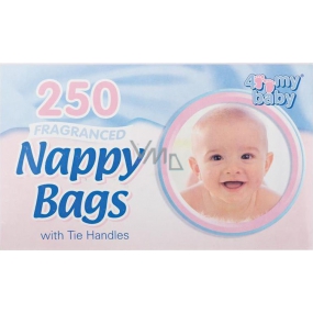 Baby 4My bags for used baby diapers with a scent of 250 pieces