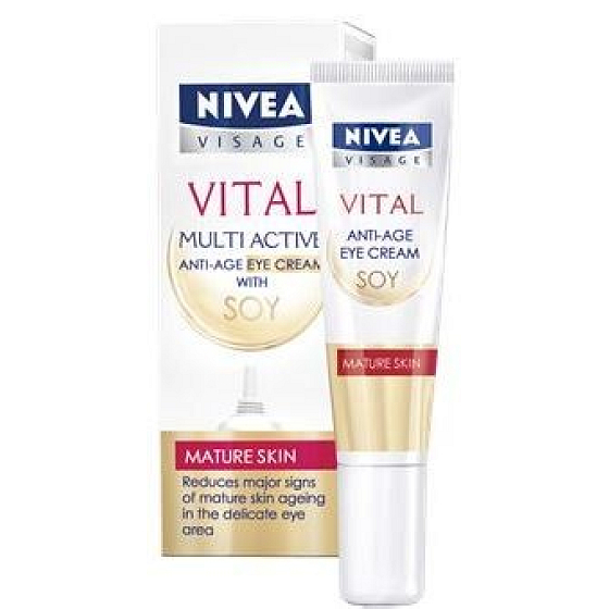 Nivea Visage Vital Multi Active Soya Eye Wrinkle Cream 15 ml