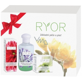 Ryor Almond oil nourishing cream 50 ml + 24-hour moisturizing cream 50 ml + two-phase make-up emulsion 150 ml, cosmetic set
