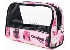 Albi Original Bag for cosmetics with window Owls 19 x 13 x 9 cm