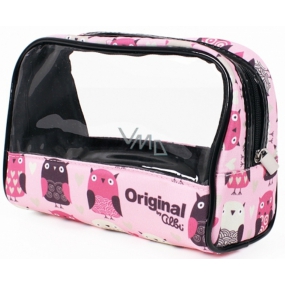 Albi Original Cosmetics bag with owls window 19 x 13 x 9 cm