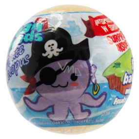 Ocean Friends Fizzing Bath Bomb Pirates sparkling bath ball with a figure of 140 g