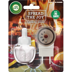 Air Wick Spread The Joy Fireside Cheer - Comfort by the fireplace electric air freshener set 19 ml